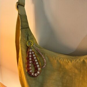 Colorful Beaded Bag Charm